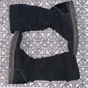 Ugg Black Argyle Boots